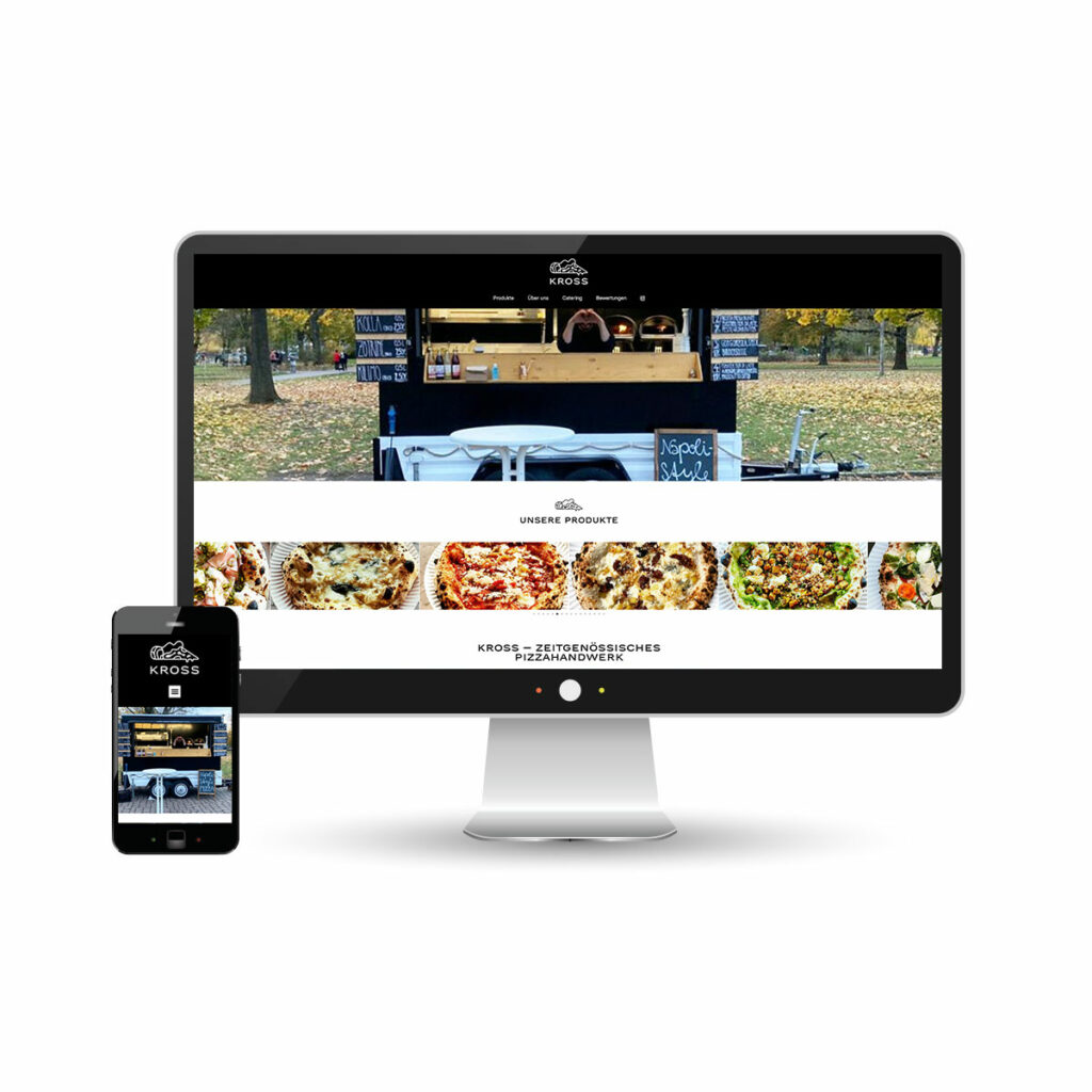 Authentische Geschmackserlebnisse online entdecken: Die Neue Website für Kross Pizza – Entwickelt von Frimar Solutions GbR